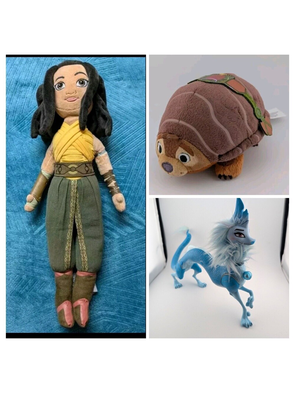 Raya And The Last Dragon Electronic Light Sisu 16" Raya 7" Tuktuk Plush Stuffed